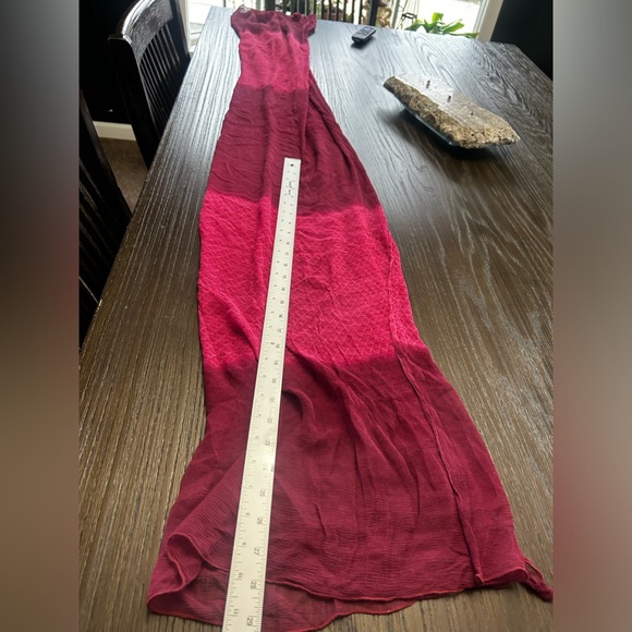 Natura scarf 100% silk bohemian festive art to wear Gypsy indie hippie - Picture 6 of 7